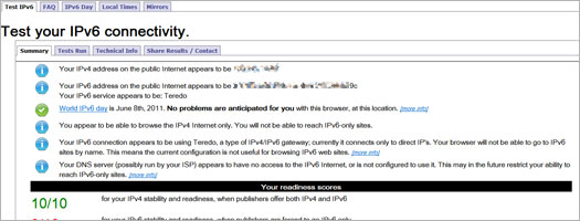 IPv6 test