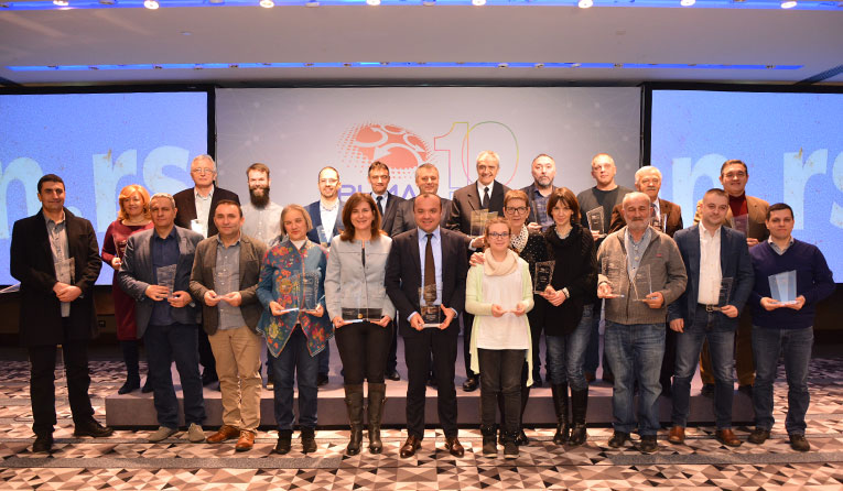 Dobitnici RNIDS-ovih jubilarnih plaketa